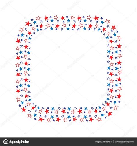 Stars Square Frame Stock Vector Image By ©scrapster 141889278