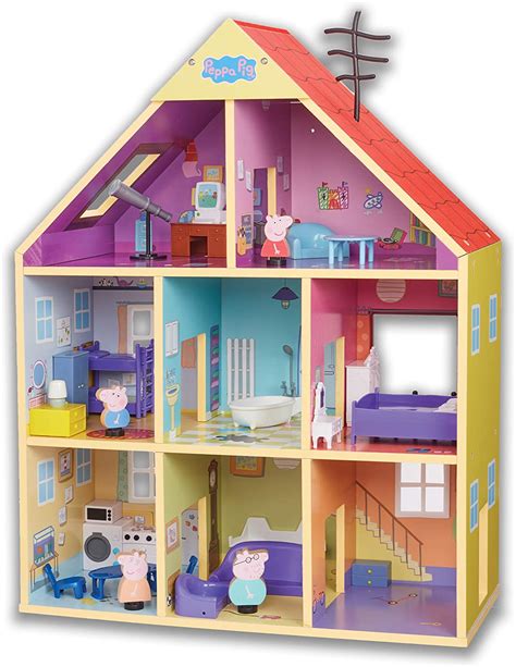 Peppa Pig Wooden House Made From Fsc Certified Wood Lights And Sound