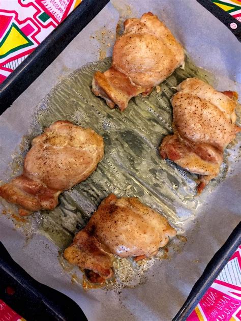 Just preheat the oven, spend a few minutes prepping the chicken, then let the thighs bake to. Baked Boneless Skinless Chicken Thighs Recipe - Melanie Cooks