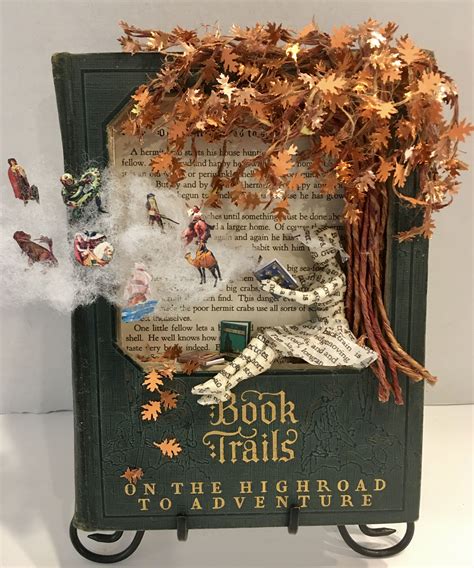 Altered Book Diorama By Dawn Morehead Book Art Projects Altered Book