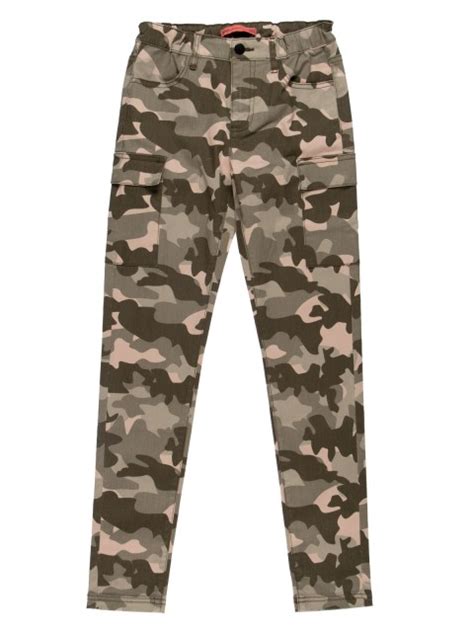 Pantalon Cargo Camouflage Fille A Districenter