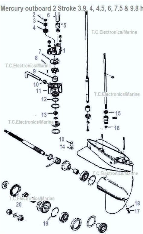 9 8 Mercury Outboard Parts Diagram