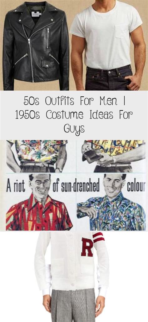 50s Outfits For Men 1950s Costume Ideas For Guys Mens Outfits 50s