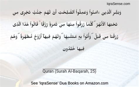 Surah Al Baqarah Ayat 25 Janji Surga