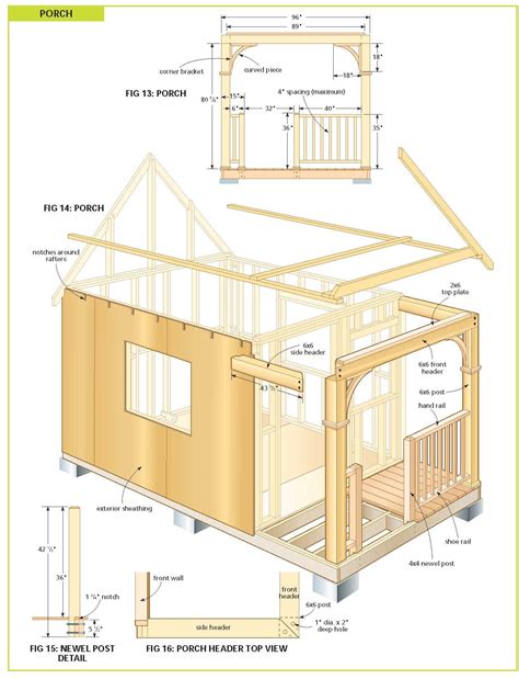Building it yourself will save you money and ensure that you're the tiny house plans below include everything you need to build your new home. Free Cabin Plans Inexpensive Small Cabin Plans, chalet blueprints - Treesranch.com