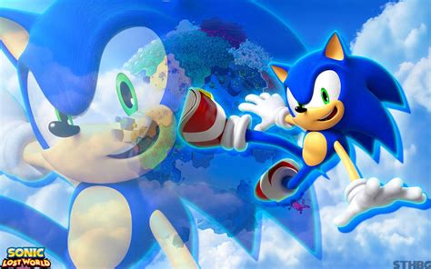 Download Dynamic Sonic In Sonic Lost World Wallpaper