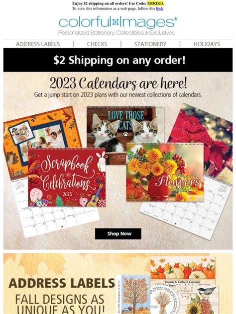 Colorfulimages 2 Shipping On 2023 Calendars Milled