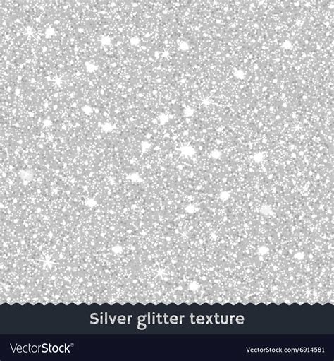 Silver Glitter Texture Or Background Royalty Free Vector