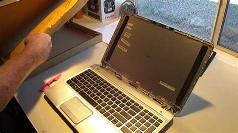 Replacing A Broken Laptop Screen Hp Envy M6 Youtube