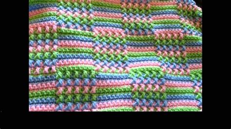 Easy Tunisian Crochet Baby Afghan Free Patterns Mazbass