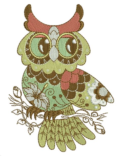 Wise And Wonderful Owls Machine Embroidery Designs By Sew Swell