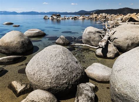 Lake Tahoe Stock Image Image Of Nature Nevada Sand 98930475