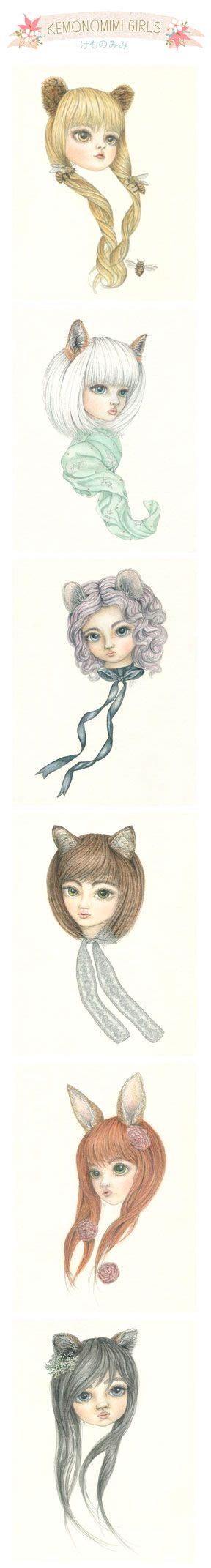 Kemonomimi Girls By Candacejean Kemonomimi Means Animal Ears In