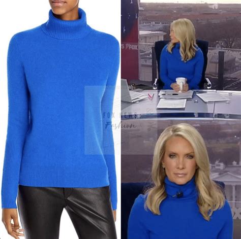Dana Perinos Royal Blue Turtleneck Cashmere Sweater Worn On Americas