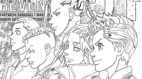 Mikey Tokyo Revengers Coloring Pages CristopherMiryn