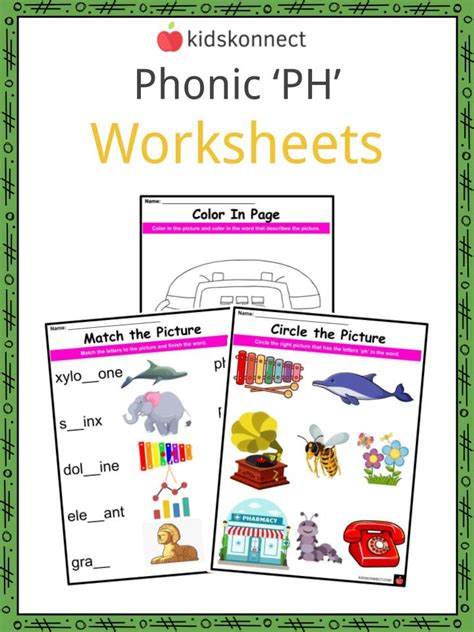 Phonics Ph Sounds Worksheets And Activities For Kids