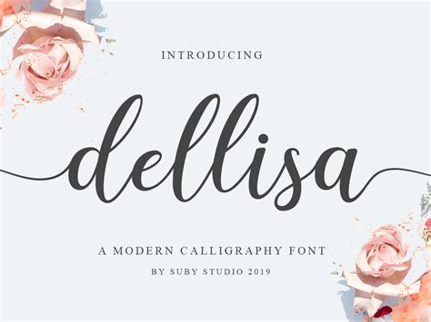 Dellisa Free Modern Calligraphy Font By Mika Jalilo On Dribbble