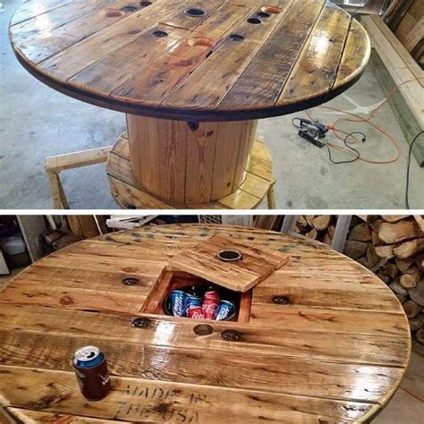 Awesome Table Easy Woodworking Ideas Wooden Spool Tables