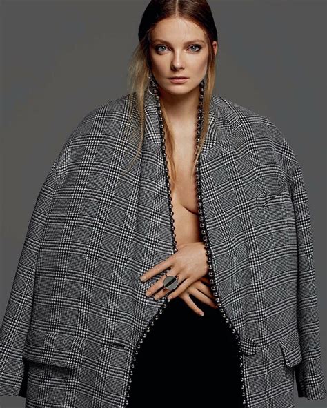 Eniko Mihalik Impresses In Fall Fashion For Harper’s Bazaar Ukraine Editorial Fashion Fashion