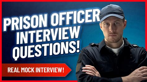 Prison Officer Interview Questions And Answers Full Mock Interview