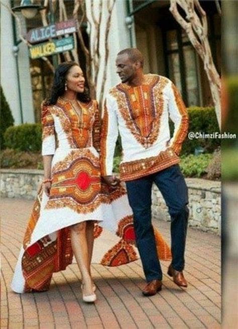 African Couple Dashiki Dress African Couple Clothing Prom Etsy