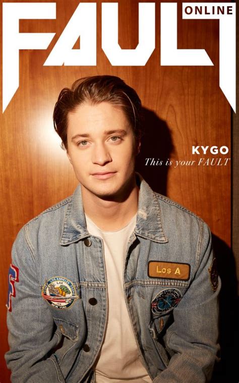 kygo exclusive online cover shoot and interview fault magazine