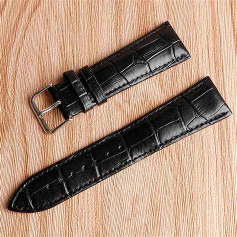 18 20 22 24mm Embossed Bracelet Watchband Strap Replacement Men Women