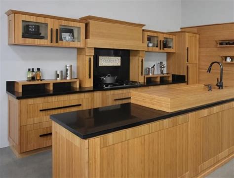Remodelling Kitchen With Bamboo Kitchen Cabinet Cool Style A