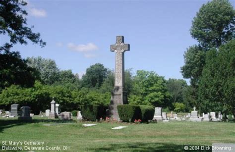 To take part in a procession to the veterans west. Delaware County, Ohio Cemetery Photos: St. Mary Cemetery ...