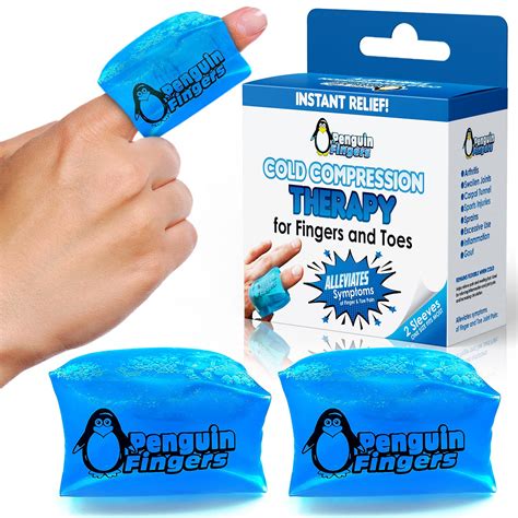 Buy Finger And Toe Cold Gel Ice Pack Reusable Cryotherapy Compression