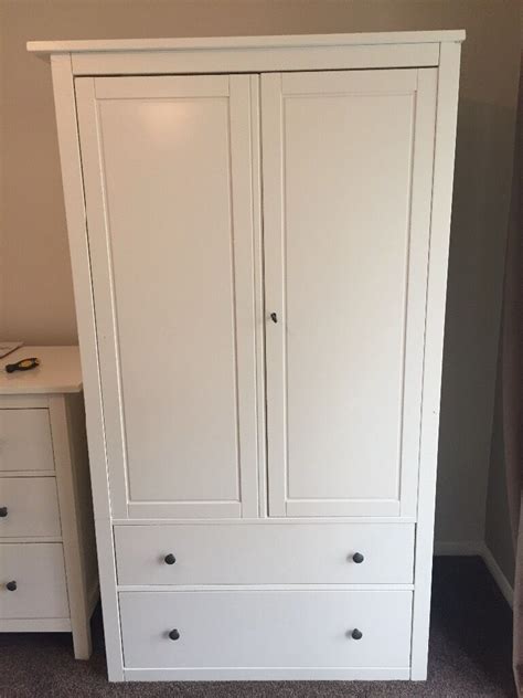 Ikea Hemnes White Wardrobe With 2 Drawers In Sevenoaks Kent Gumtree