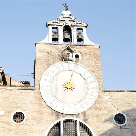 Premium Photo Antique Clock Of The Bell Tower Of The Church Of San