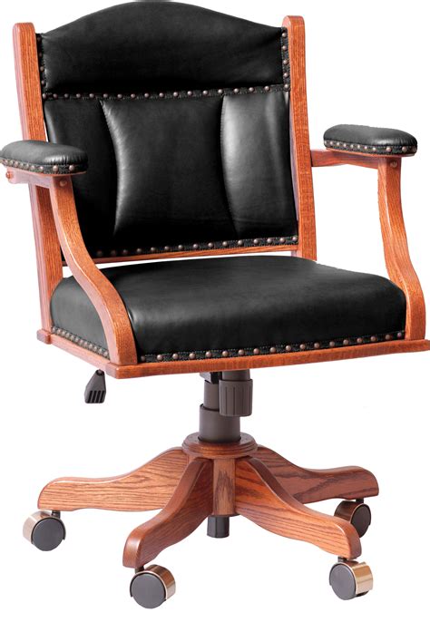 Low Back Desk Chair Amish Solid Wood Office Chairs Kvadro Furniture