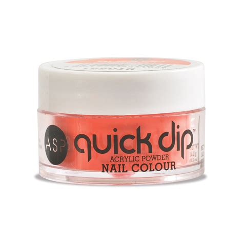 Asp Quick Dip Acrylic Dipping Powder Nail Colour Scarlet 142g Tools