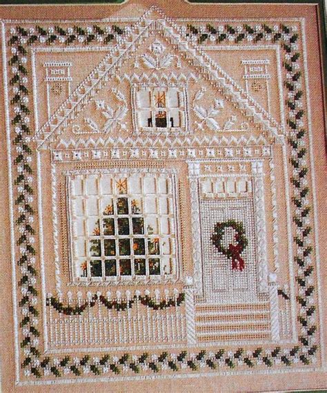 Patricia Andrle Christmas House Sampler 3d Picture Counted Cross