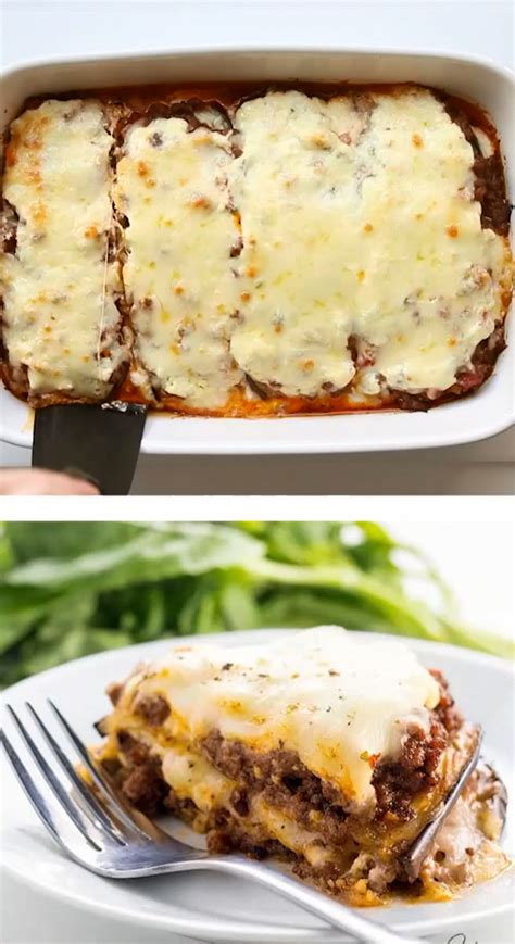 All recipes are nutritionally reviewed by a registered dietitian. Low Carb Eggplant Lasagna Recipe Without Noodles - Gluten ...