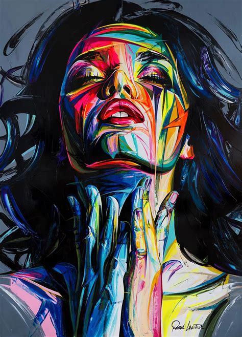 Francoise Nielly Style Wall Art Expressive And Vibrant Hand Painted