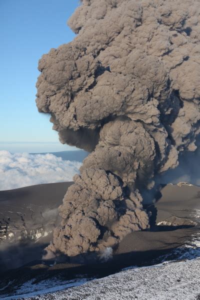 Normally, when volcanoes erupt, they deflate as the magma drains out. Iceland 2010, Volcano, Eyjafjallajökull, Eyjafjöll ...