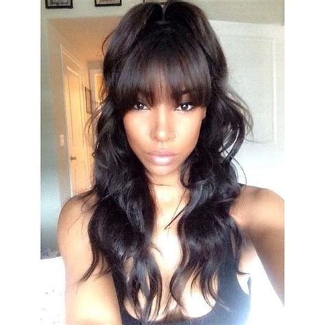 Girls who dream of long hair should think about getting a full sew in with bangs. 35 Stunning & Protective Sew In Extension Hairstyles