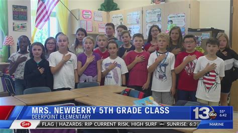 Mrs Newberrys Fifth Grade Class Youtube