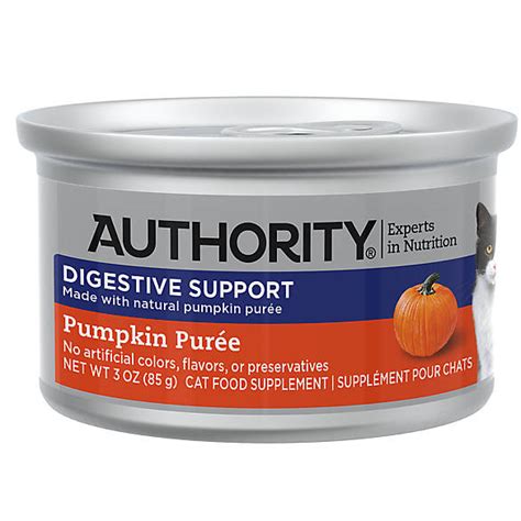 Authority® brand pet food from petsmart offers wholesome ingredients for balanced nutrition. Authority® Digestive Support Cat Food Supplement - Pumpkin ...