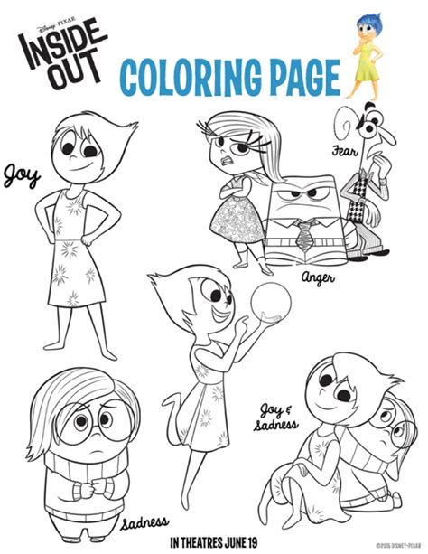 8 Inside Out Coloring Pages Free For You Weqsabv