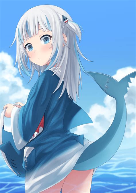 Anime Pointy Teeth Hololive Gawr Gura Shark Anime Girls Hot Sex Picture