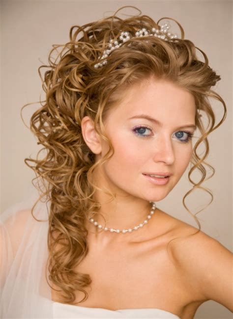 20 Half Up Curly Wedding Hairstyles Fashion Trends