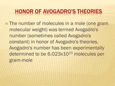 The loschmidt constant or loschmidt's number is the number of particles (atoms or molecules) of an ideal gas in a given volume (the number density), and usually quoted at standard temperature and pressure. What Do You Know About The Avogadro's Number? - ProProfs Quiz