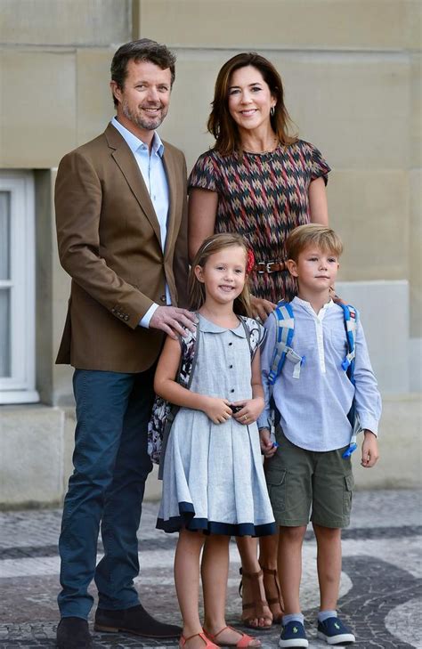 Prince Vincent And Princess Josephine Of Denmark On First Day Of School
