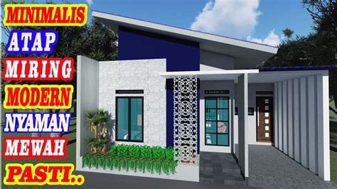 Desain rumah ukuran 6x7 meter tukang bangun rumah sumber : Desain Rumah Minimalis -8x9 Meter 3 Kamar Tidur - YouTube