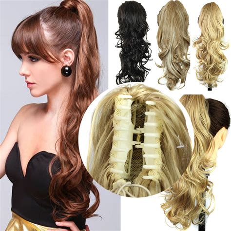 Fashion Women Hair Accessories 24 Inch Long Curly High Temperature