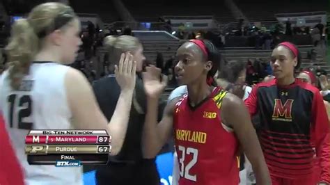 Maryland At Purdue Womens Basketball Highlights Youtube