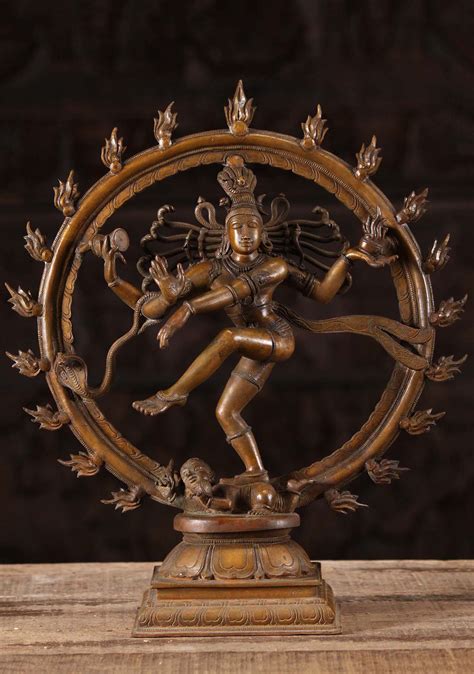 Sold Bronze Dancing Shiva As Lord Nataraja Statue 15 118b4 Hindu